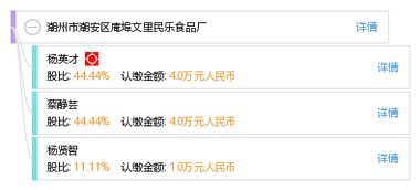 音乐与美食的交响——潮安区庵埠文里民乐食品厂的品牌旋律