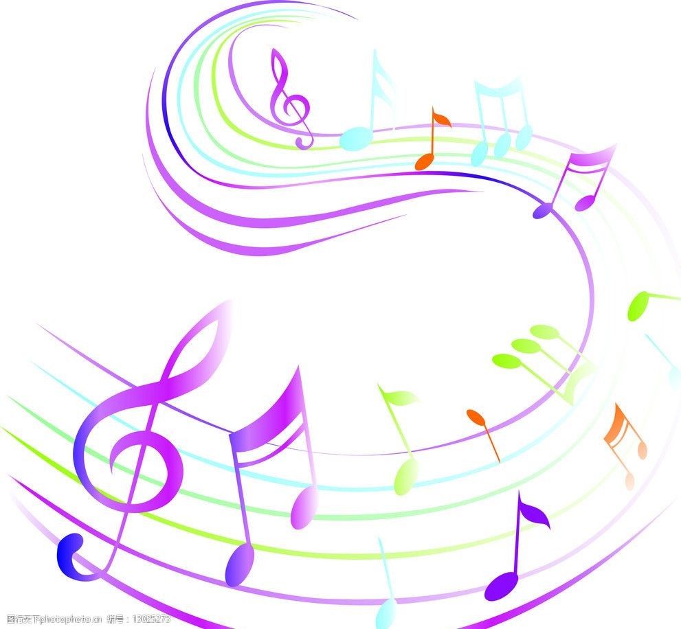 跳动的音符 图像中的音乐旋律